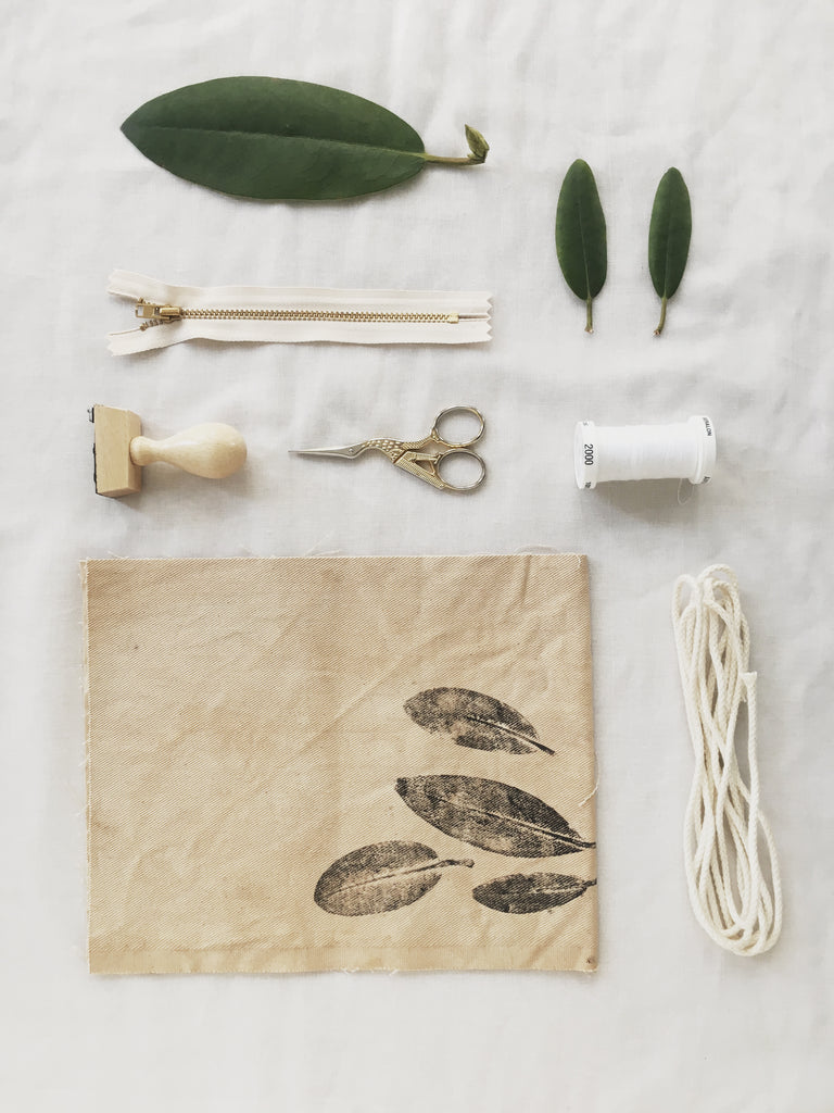 HOW TO PRINT WITH PLANTS ONTO FABRIC