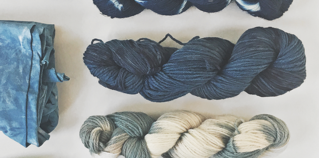 DYEING WITH INDIGO AND FRESH WOAD