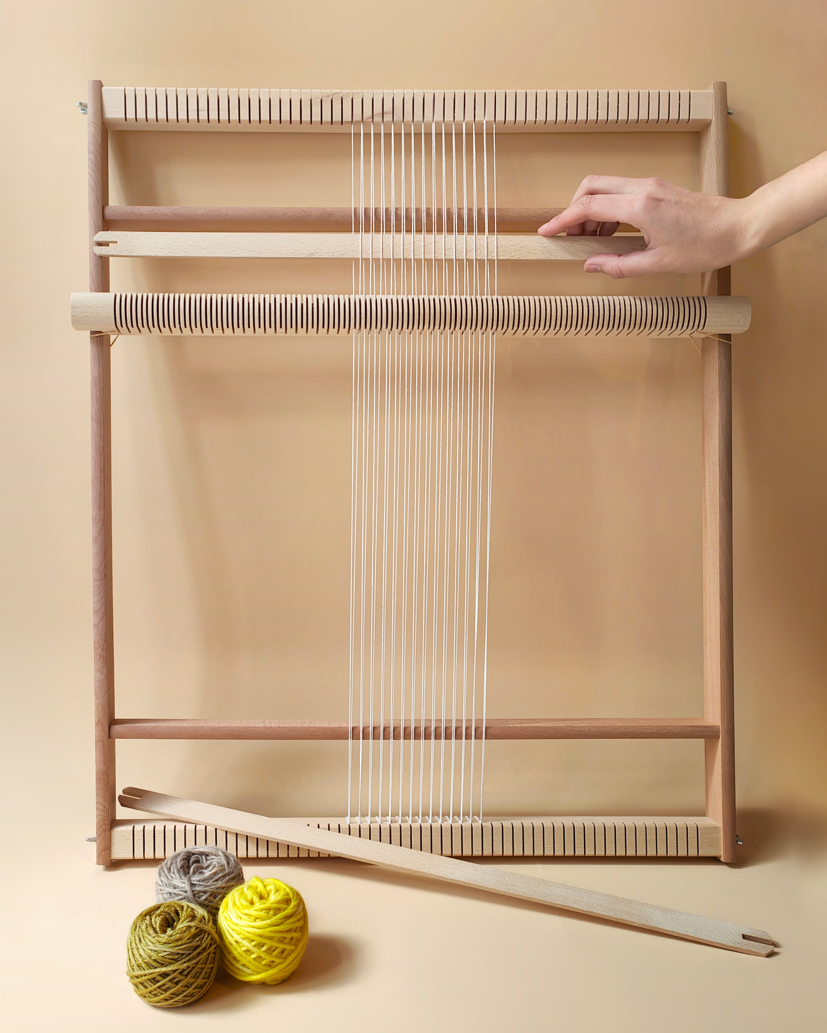 20cm Wooden Weaving Loom Starter Kit Hand-Woven DIY Woven Set